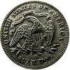 US Monety US 1878-P-CC Siedzący Liberty Quater Dollar Craft Srebrna kopia Monety Mosiężne ozdoby domowe Dekoracja Akcesoria 301c