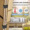 Chair Covers Promotion! Outdoor Patio Wicker Furniture Clips Segmented Rattan Sofa Garden Fasteners C