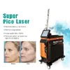 Dispositif portatif de retrait de tatouage de Laser de picoseconde 532 755 1064nm prix de Machine de Laser de Pico Machine de Picolaser faciale de Laser de carbone