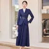 Elegant Long Sleeve Slim Blazer Jacket Office Ladies Commuting 2 Piece Set Fotvotee Fashion Formal Skirt Suits Women 240226