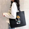 Torba designerska torba dla kobiet torebka na ramię Mini płótno crossbody zakupy luksusowe modne czarne duże torebki The Tote Bag 7787