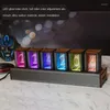 Tischuhren LED-Uhr Wand Modernes Design Home Dekoration Zubehör für Wohnzimmer Elektronische Uhr Nixie Schlafzimmer Digital Diy309o