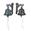 Other Door Hardware Cast Iron Dinner Bell Wall Hanging Metal Doorbell Vintage Welcome Family Garden Craft Decoration275J