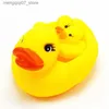 Jeu de sable eau amusant 4 pièces/ensemble canard en caoutchouc bébé douche eau BB jouets de bain pour bébé enfants enfants cadeau d'anniversaire jouet classique garçons filles L240312