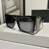 UV-Schutz-Sonnenbrille, quadratischer Rahmen, Luxusbrille, Kunststoff, breit, UV-beständig, Gafas de Sol, Acetat, Design, Ästhetik, Damen-Sonnenbrille, Buchstabe PJ085 I4