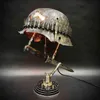 Decorative Objects Figurines Home Decoration World War II Helmet Table Lamp War Relic Lamp War Relic Lamp Resin Decoration Crafts 2748