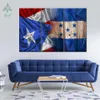 Peintures Porto Rico et Honduras Drapeau Multi Panneau 3 pièces Toile Mur Art Décoration de la maison Peinture à l'huile 269y