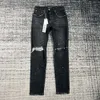 Jeans viola Designer Je Ksubi Je Pantaloni slim fit Marca Jnco Je Hole Nuovo stile Baggy Je Ricamo Autocoltivazione Piedi piccoli Moda Denim 761