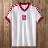 Fans hauts maillots de football rétro Pologne Vintage maillots de football à manches courtes 1982 82H240312