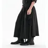 Men's Pants Large Size Original Deconstructed Neutral Style Double Layer Splicing Loose Wide Leg Warrior Skirt