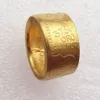 1943 Mexico Gold 50 Peso Coin Gold Plated Coin Ring Handmade In Sizes 9-16277K