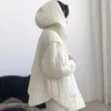 Trenchs de femmes Zurichouse Style japonais Mode d'hiver Parka à capuche Femmes Poches décontractées Vestes en coton Manteau en vrac matelassé vêtements d'extérieur