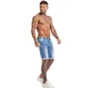 Herren Shorts Jeans Denim Shorts Black High Taille Ripped Summer Jeans Shorts for Men Marke Plus Size Casual Streetwear DK03 240227