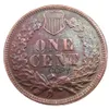 US08 Hobo níquel 1877 Indian Cent Penny enfrentando crânio esqueleto zumbi cópia moeda pingente acessórios Coins217V