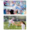 Sand Play Water Fun Electric Bubble Gun 2 in 1 Automatic Bubble Bow and Arrow Launcher Water Gun Soap Bubble Machine Water Gun Toy for Children Gift L240312