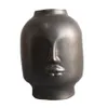 Heminredning Creative Ceramic Vase for Flowers Human Face Lip Design Living Room Decor Växt Krukor Dekorativt rum Estetic260o