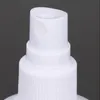20 ml 066oz Fine Mist Mini White Spray butelki z czapką z pompą do olejków eterycznych, podróż, perfumy wielokrotnego użytku puste plastikowe butelki x BRMQ