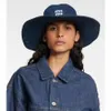 Chapeau de pêcheur à larges bords en denim assorti de créateur de luxe, chapeau d'escalade, lettre polyvalente brodée, chapeau de bassin, pare-soleil et protection solaire