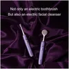 Brosse à dents Brosses à dents électriques Têtes de rechange Dr. Bei E5 Nettoyant pour dents 2 en 1 avec brosse nettoyante pour le visage Modes étanches Sonic Set Otkpt