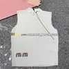 Feminino colete de malha elegante sem mangas malha topos diagonal zíper design malha camisola strass malha t camisa feminina