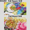 Homfun Full Square Round Drill 5D DIY Diamond Målning Blomma Text 3D broderi Cross Stitch Home Decor A19605 210608251x