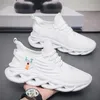 Casual Shoes Oversize Fly Woven Sports Casual Shoes Mesh Summer Fried Dough Twists Sole Running Korean Fashionable Men's