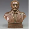 WBY --- 516 Brązowa miedziana posąg Vladimir Putin Bust Figurine Art Sculpture235Q