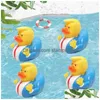 Decorazione del partito Bandiera in PVC Trump Duck Favore Bagno Galleggiante Giocattolo dell'acqua Giocattoli divertenti Regalo Consegna a goccia Giardino domestico Forniture festive Evento Dhcxb