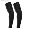 Rękawy ochronne oddychające szybkie podgrzewacze suchych ramion Ochrona UV Rękawianie rękawów ramię w koszykówce łokcia podkładka fitness Armguards Sports Cycling1pc L240312