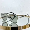 HOCHWERTIGE Designer-Sonnenbrille für Männer und Frauen, Sommer, klassischer Metallstil, 121, Anti-Ultraviolett, Retro-Platte, quadratisch, voller Rahmen, modische Brillen, zufällige Box