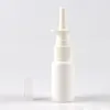 Ktulx 120 Stück 30 ml/1 Unze weißer medizinischer Nasenspray-Flaschen aus Kunststoff, Pumpzerstäuberbehälter, Fläschchentopf für Waschanwendungen