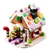 2020 City Creator Winter Village Holiday Christmas Eve Santa Claus Gingerbread House Building Blocks Educational Toys C1115304U