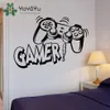 Adesivo Videogiochi BoysGamer Gaming Joystick Decorazioni per la casa Arte murale Ragazzi adolescenti Arredamento camera da letto Adesivo da parete NY-92245s