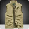 Plus storlek 7xl 8xl Mens Fishing Vest Outdoor Quickdry Hunt Travel Gym Jogging Running Sport ärmlös Mesh Waistcoat Jacket 240229