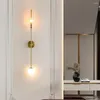 Lâmpada de parede Art Design 2 luzes Sala de estar Cinza / Âmbar / Vidro Branco Café El Sconce Gold G9 / E14 Bulb Decoratio