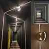 Koridor LED Pencere Eşyası Kapı Çerçevesi Duvar Spot Işıkları El KTV Çubuk Koridor LED Duvar Lambaları 360 Derece Hat Işın Pencere Lambaları281N