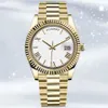 Watch Rosegolden Uhren 41mm Monter Mens Women Day-Date-Präsident Automatische Designer Uhren Saphire Mechanische Bewegung Uhren