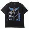 Styliste 2023 Marque de mode pour hommes American Casual NIRVANA Nirvana Band Perspective Angel Col rond T-shirt à manches courtes à manches longues