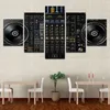 Modulare Bild Home Decor Leinwand Gemälde Moderne 5 Stück Musik DJ Konsole Instrument Mixer Poster Für Wohnzimmer Wand Art273J