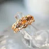 LAMOON Naturel Citrine Bague Pour Femmes 925 Sterling Argent Chaîne Anneaux Ensembles K Plaqué Or De Luxe À La Mode Bijoux De Mariage RI042 240227