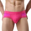 Mens Men's B Briefs Modal Sexy DESCRIPTION Underpants Mesh Hole U Convex Pouch Sex Low Waist Cool Fashion Breathable Brief Underwear Fo GG