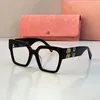 Designer de lunettes dames mui 24ss de lunettes de lune