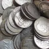 USA 1920 pilgrim halv dollar hantverk minnesmärke silverpläterad kopia myntfabrik fin hemtillbehör219s