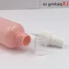 50 pezzi 10 ml 30 ml 50 ml 100 ml Bottiglie spray in plastica rosa Spruzzatore bianco Contenitori cosmetici per profumo Hslfb