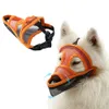شبكة قابلة للتنفس الكلب الفم كمامة مضادة لدغة مضغ تغطية كمامة للكلاب نايلون السلامة السلامة