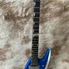 J backlund jbd 400 em forma de tubarão metálico azul guitarra elétrica espelho pickguard mini captadores humbucker envoltório arround arremate