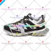 Designer Triple-S Track 3.0 Chaussures Casual Baskets Noir Vert Transparent Cristal D'azote Semelle Extérieure 17Fw Chaussures De Course Hommes Femmes Baskets En Plein Air 421 932