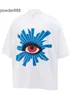 Camiseta de manga corta para hombre y mujer, camiseta holgada de manga corta con ojos estampados 3d clásicos de Truth Eye, tendencia de diseñador, HG08