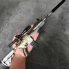 Gun Toys 2023 Sniper Gun Mini Stop M416 Model Detachable Gun Metal Gun Toy Gun With Infrared Boys Christmas Gifts 240307