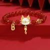 Bangle Lucky Red Pärled Dragon Armband Unisex Fashion Creative Handmade Armband Lycka till AMULET WEALLMEYCHEY NEW Year Gift LDD240312